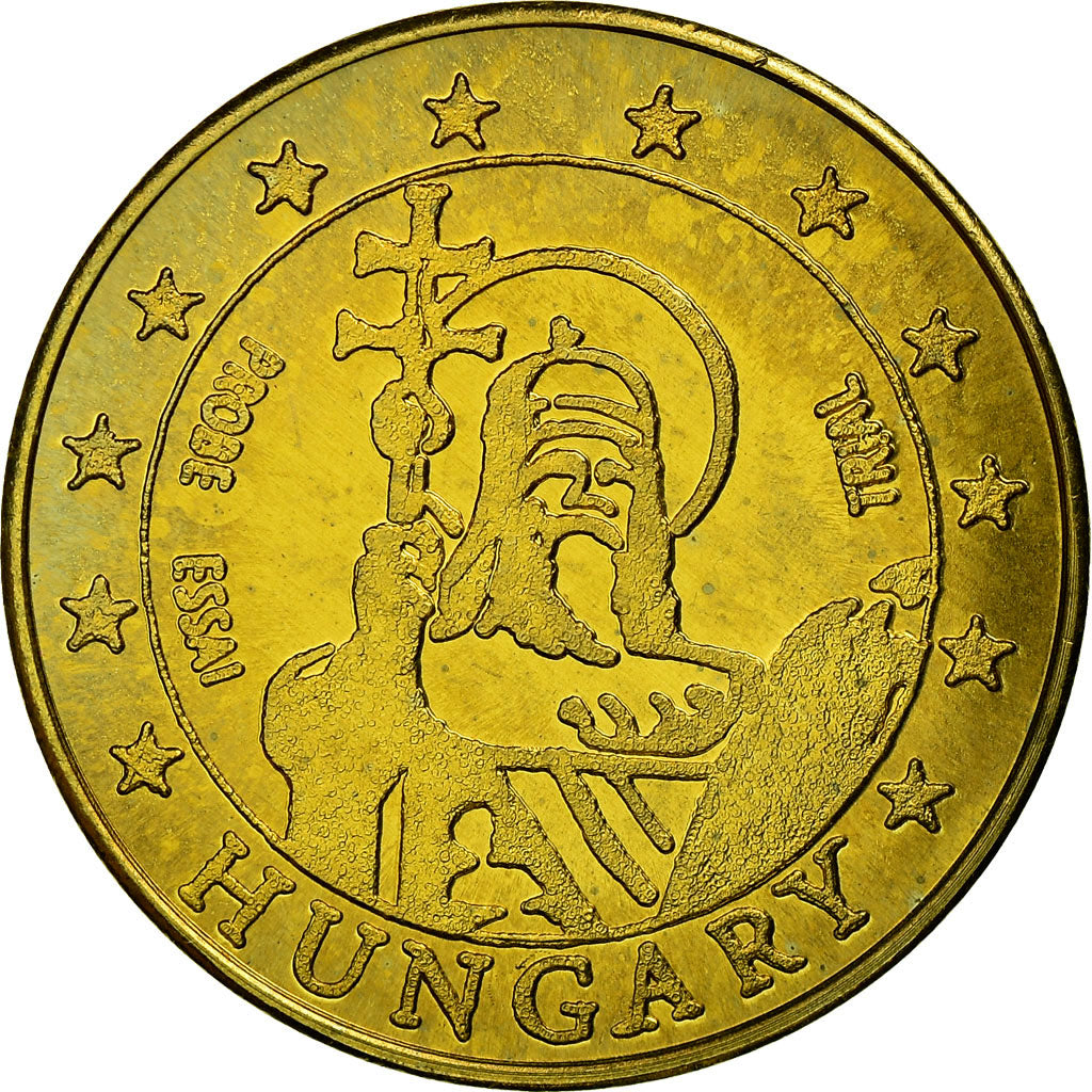Hongarije, 50 Euro Cent, 2004, UNC-, Tin