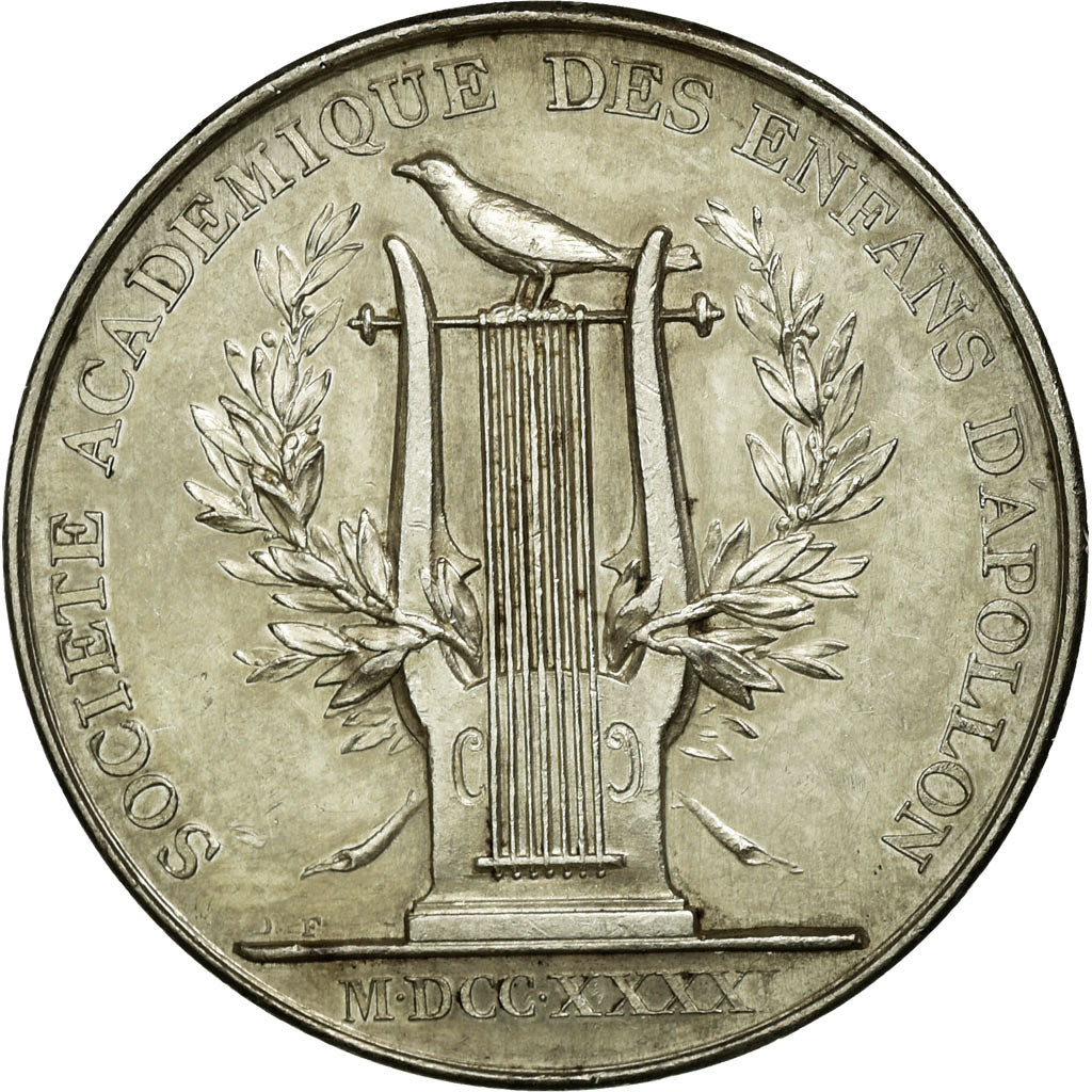 France, Medal, Instruction and Education, 1807, AU(55-58), Silver