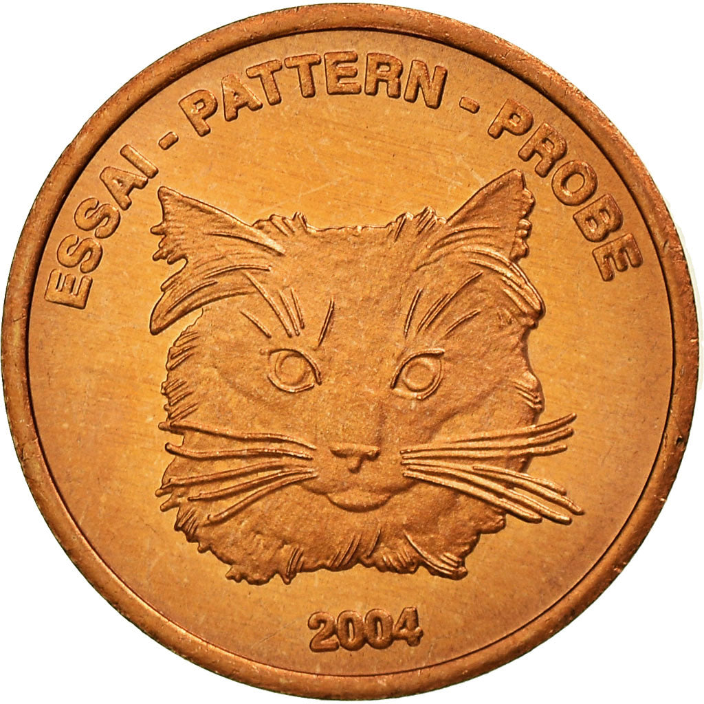 Norway, Euro Cent, 2004, MS(63), Copper