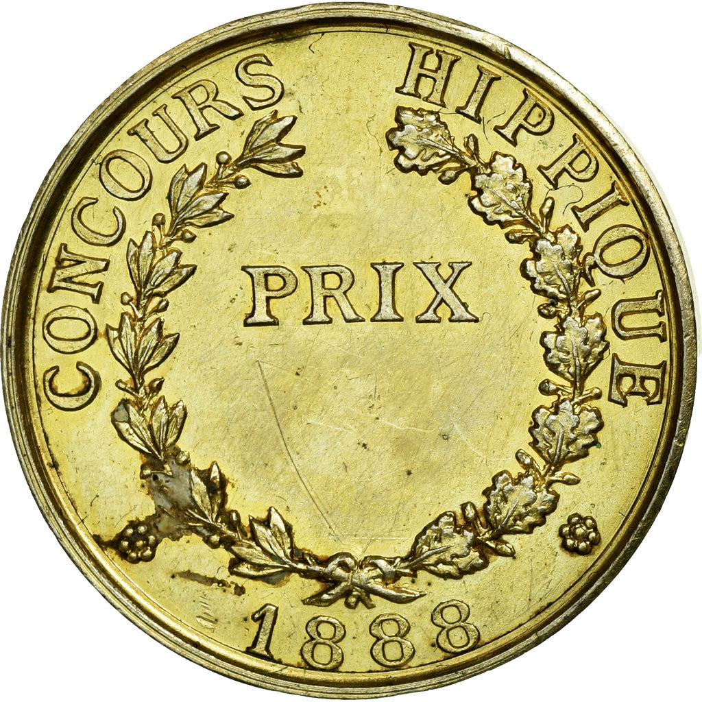 France, Token, Sports, 1888, AU(55-58), Silver