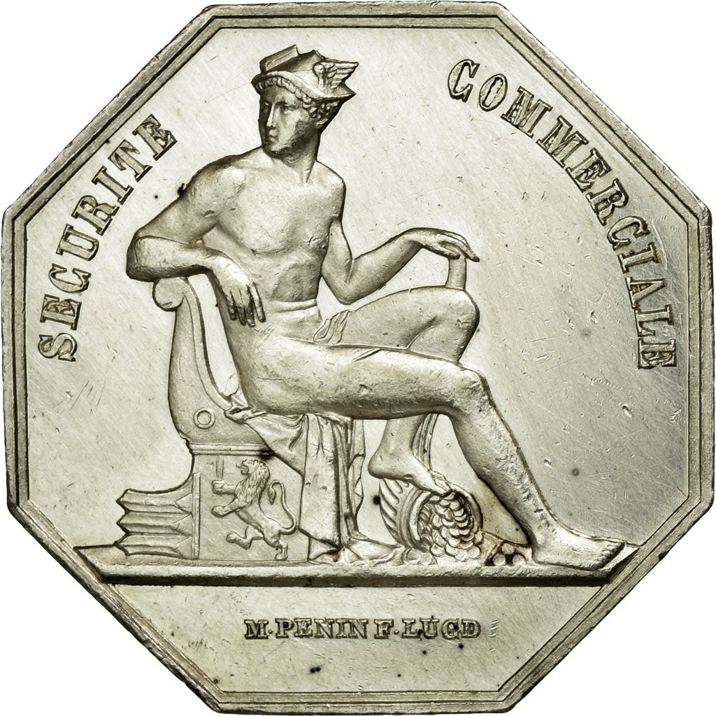 France, Token, Trade Brokers, 1848, AU(55-58), Silver