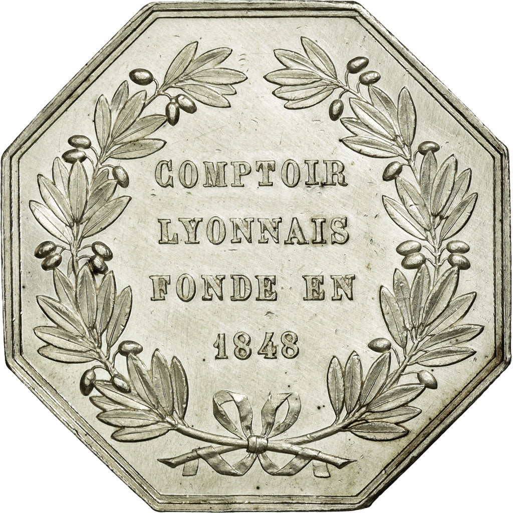 France, Token, Trade Brokers, 1848, AU(55-58), Silver