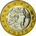 Crete, 2 Euro, 2004, UNZ, Bi-Metallic
