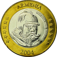 Armenia, 2 Euro, 2004, UNZ, Bi-Metallic