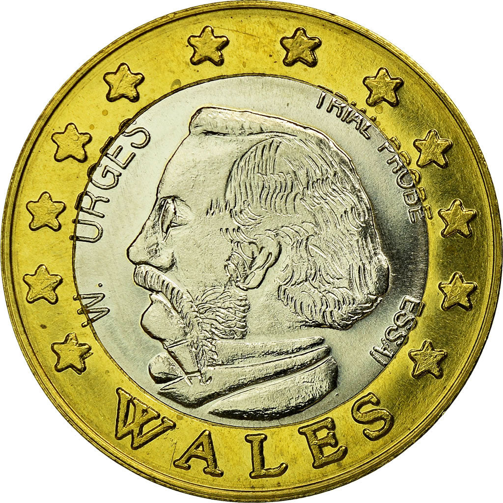 Great Britain, 2 Euro, 2004, Wales, MS(63), Bi-Metallic