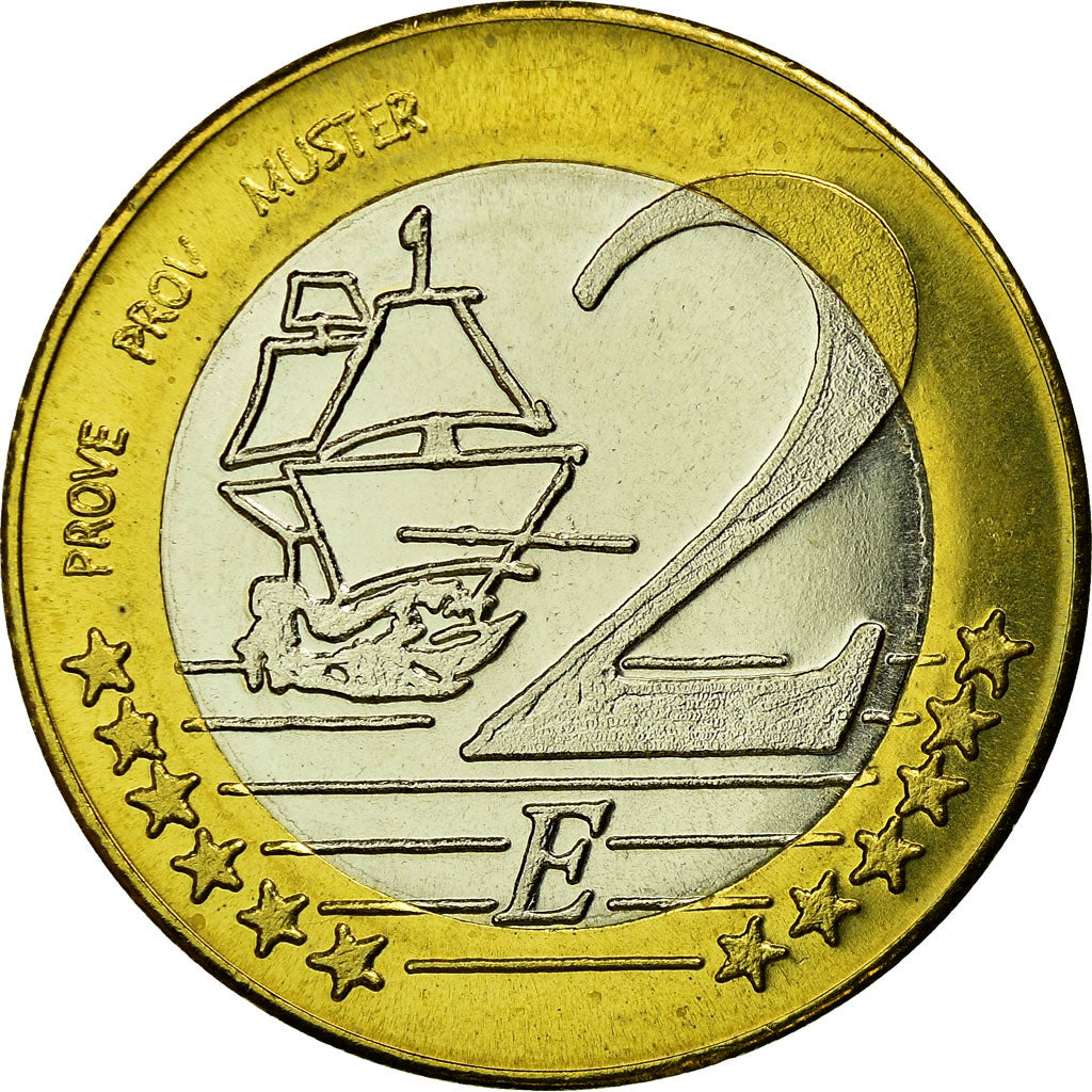 Great Britain, 2 Euro, 2004, Wales, MS(63), Bi-Metallic