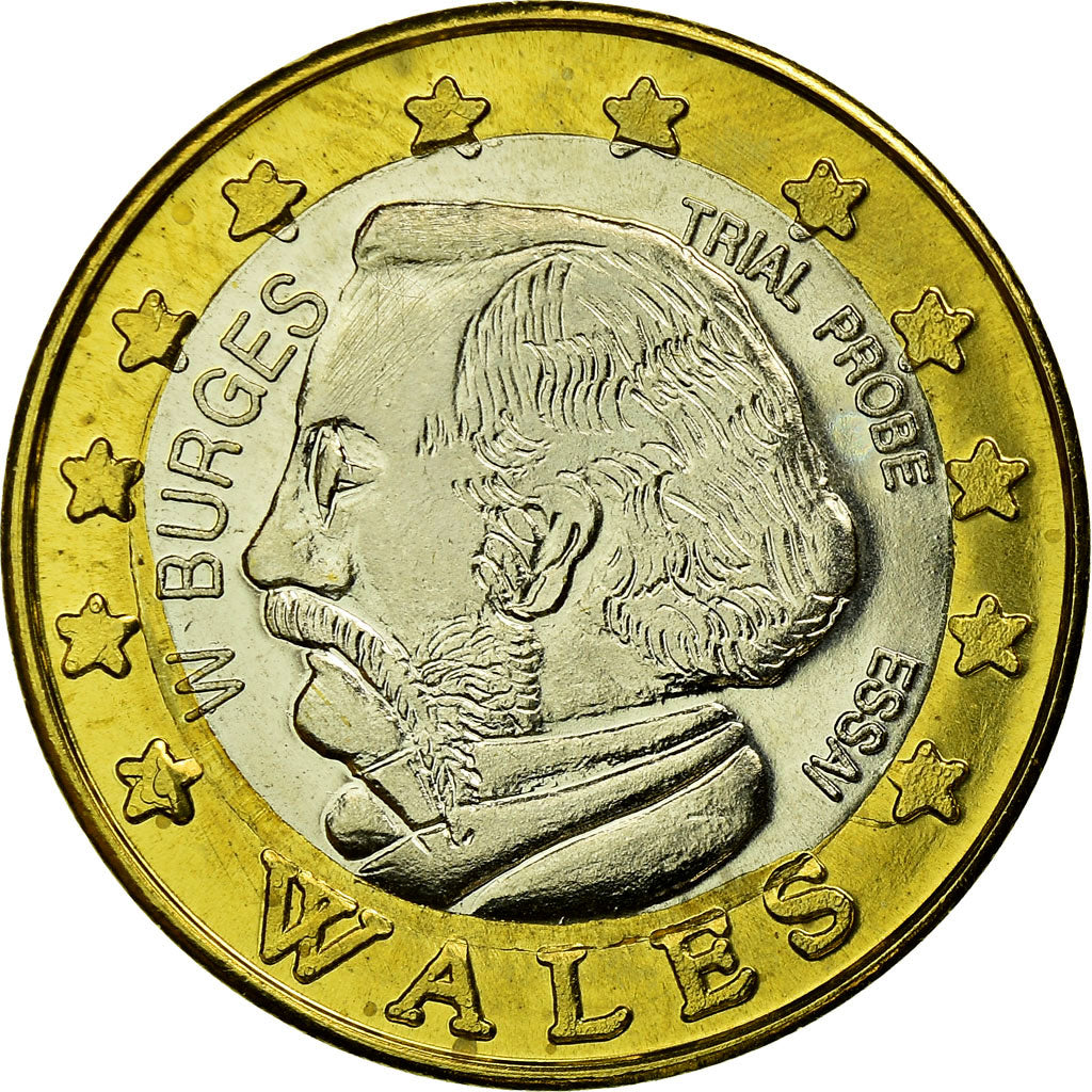 Great Britain, Euro, 2004, Wales, MS(63), Bi-Metallic