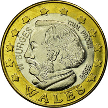 Great Britain, Euro, 2004, Wales, MS(63), Bi-Metallic