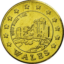 Great Britain, 10 Euro Cent, 2004, Wales, MS(63), Brass