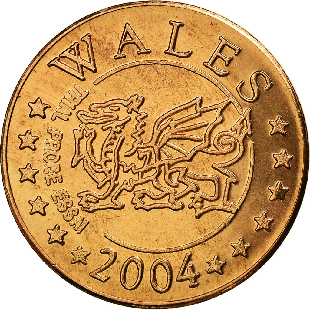 Gran Bretagna, 5 Euro Cent, 2004, Wales, SPL, Rame