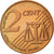 Wielka Brytania, 2 Euro Cent, 2004, Wales, MS(63), Miedź