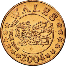 Gran Bretaña, Euro Cent, 2004, Wales, SC, Cobre
