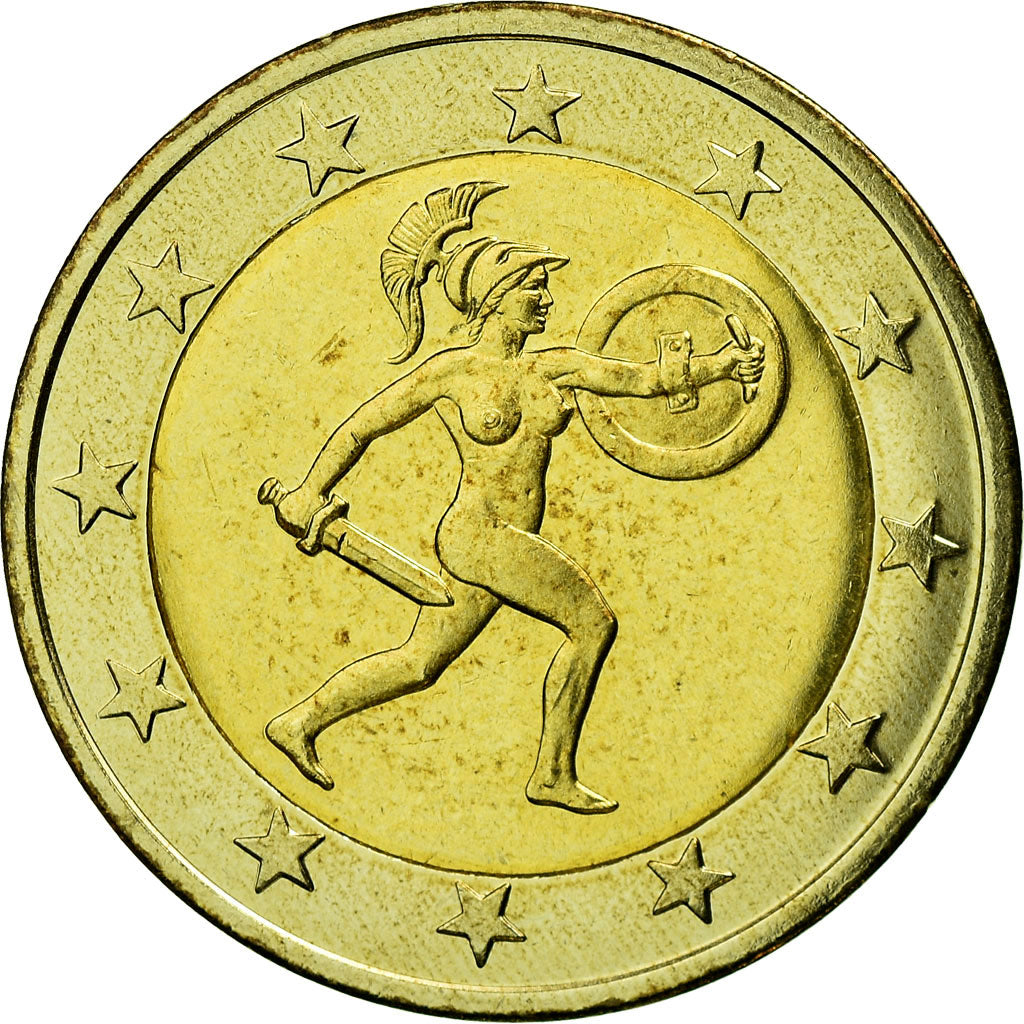 Isle of Man, 2 Euro, 2004, MS(63), Bi-Metallic