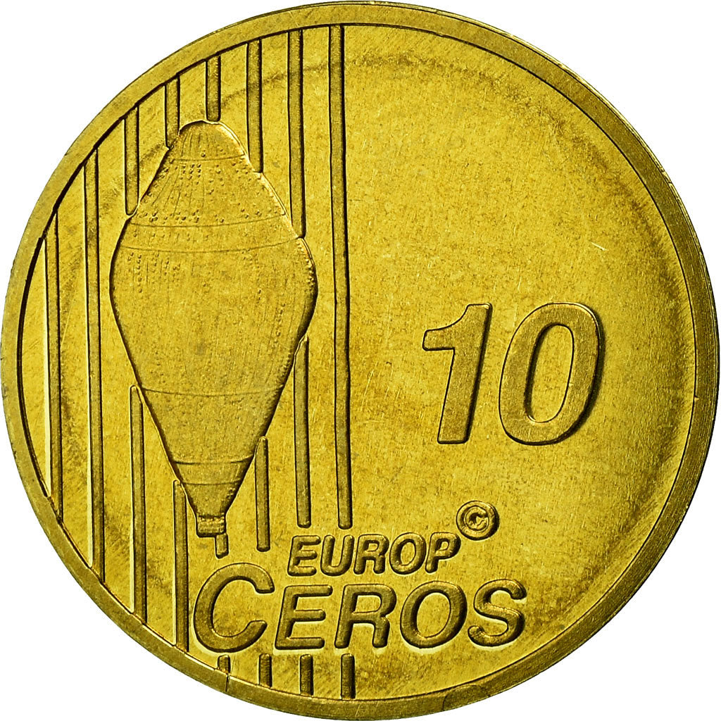 Zwitserland, 10 Euro Cent, 2003, UNC-, Tin