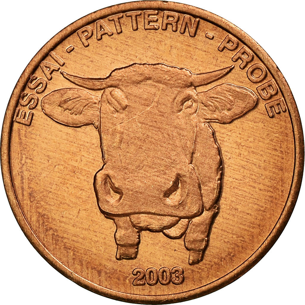 Zwitserland, 2 Euro Cent, 2003, UNC-, Koper