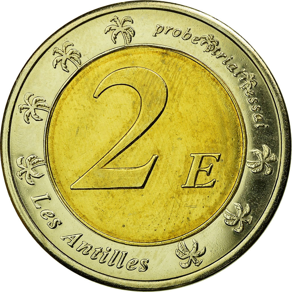France, 2 Euro, 2005, Saint-Martin, MS(63), Bi-Metallic