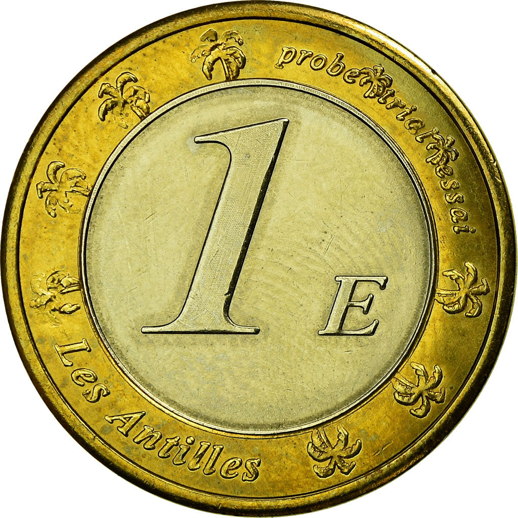 France, Euro, 2005, Saint-Martin, MS(63), Bi-Metallic