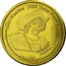France, 50 Euro Cent, 2005, Saint-Martin, MS(63), Brass