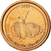 France, 2 Euro Cent, 2005, Saint-Martin, MS(63), Copper