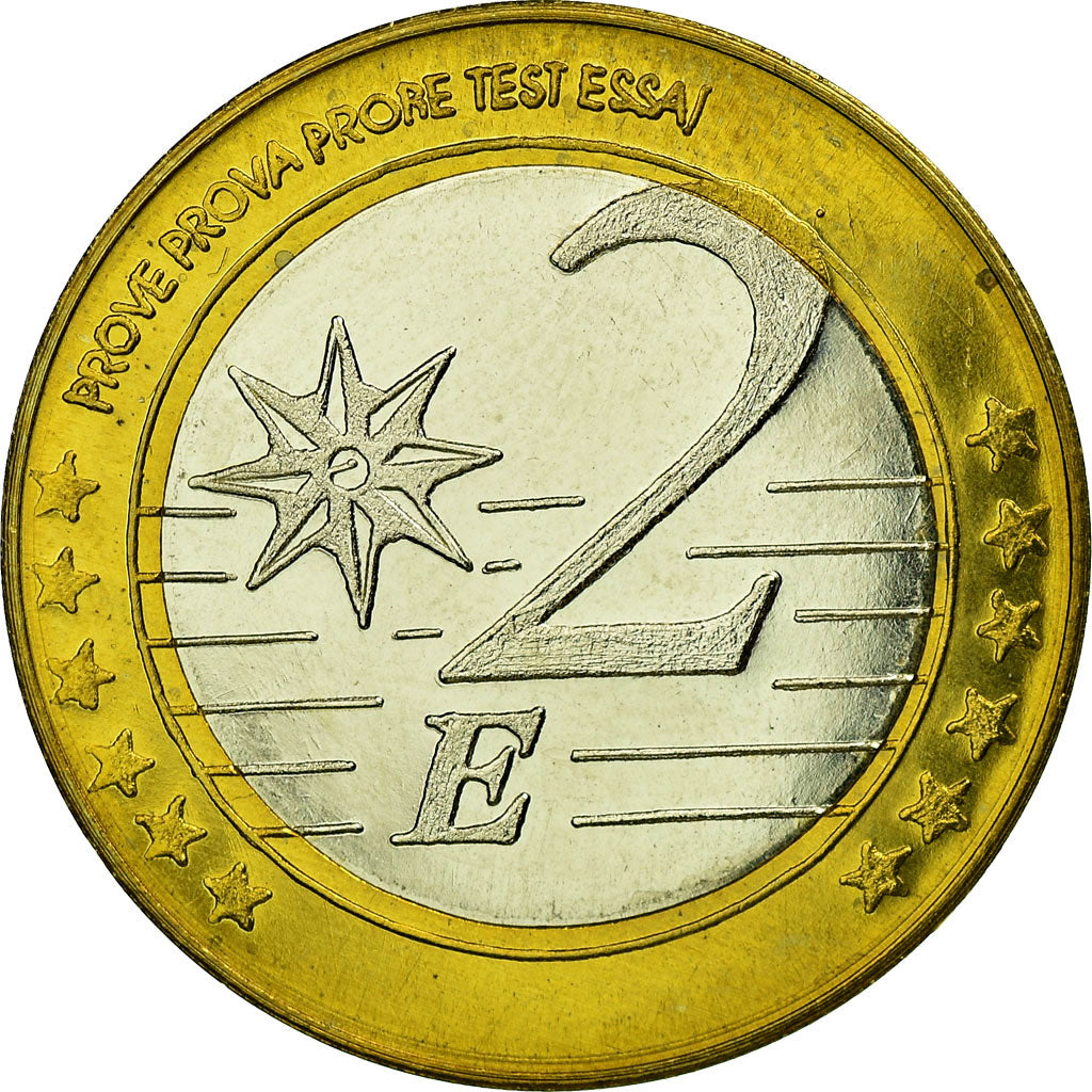 Spain, 2 Euro, 2004, Canary Islands, MS(63), Bi-Metallic