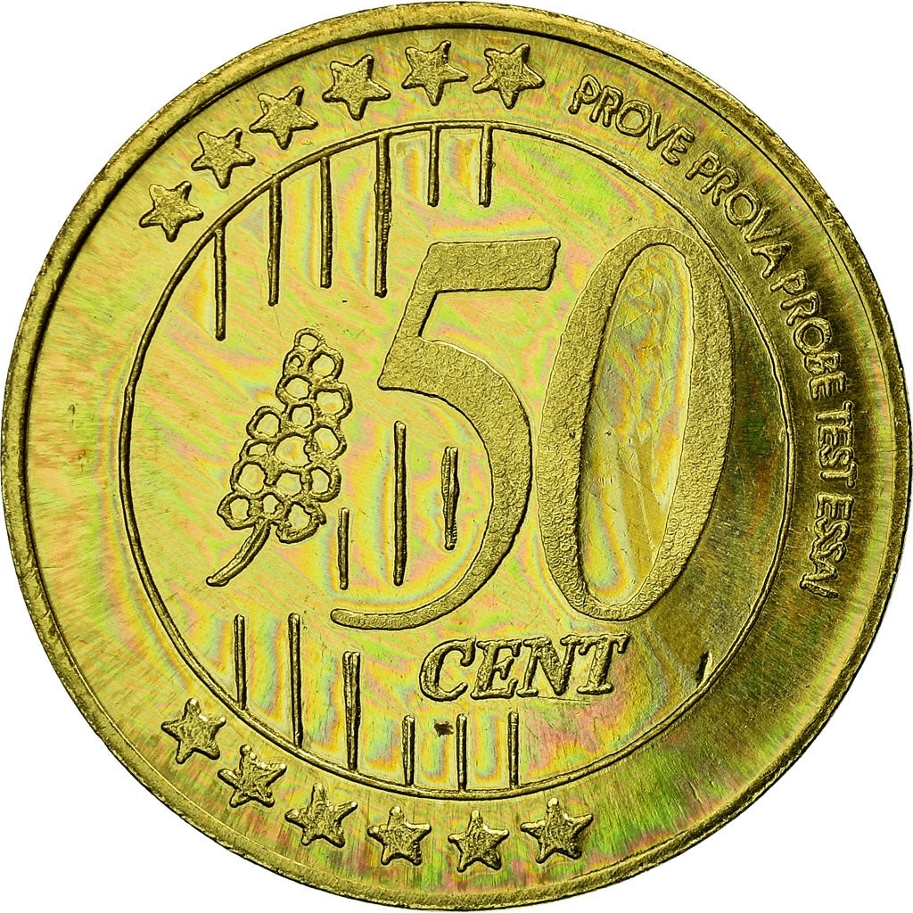 Spain, 50 Euro Cent, 2004, Canary Islands, MS(63), Brass