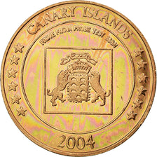 Espanha, 5 Euro Cent, 2004, Canary Islands, MS(63), Cobre