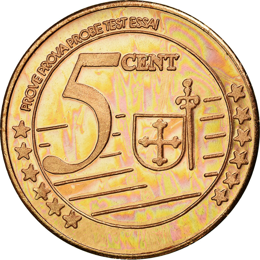 Espanha, 5 Euro Cent, 2004, Canary Islands, MS(63), Cobre