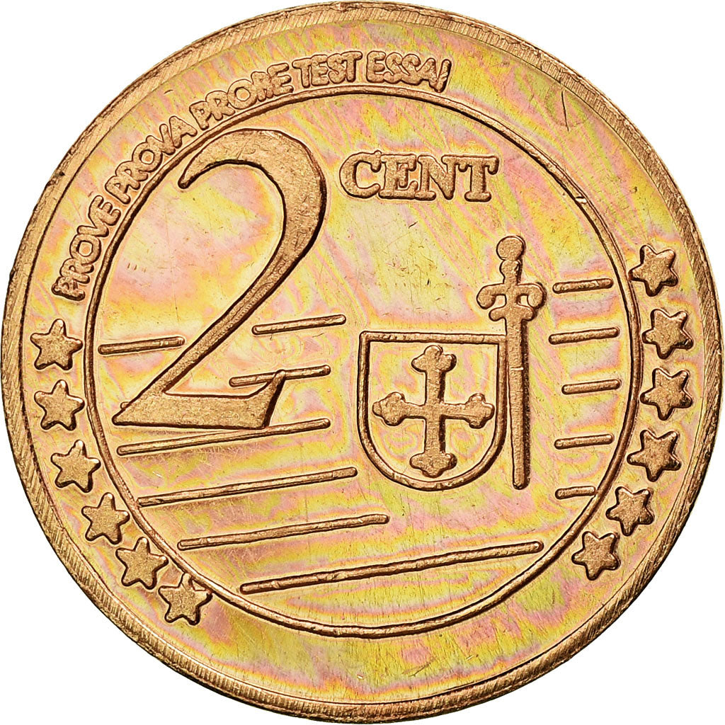 Espanha, 2 Euro Cent, 2004, Canary Islands, MS(63), Cobre