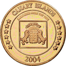 Spagna, Euro Cent, 2004, Canary Islands, SPL, Rame