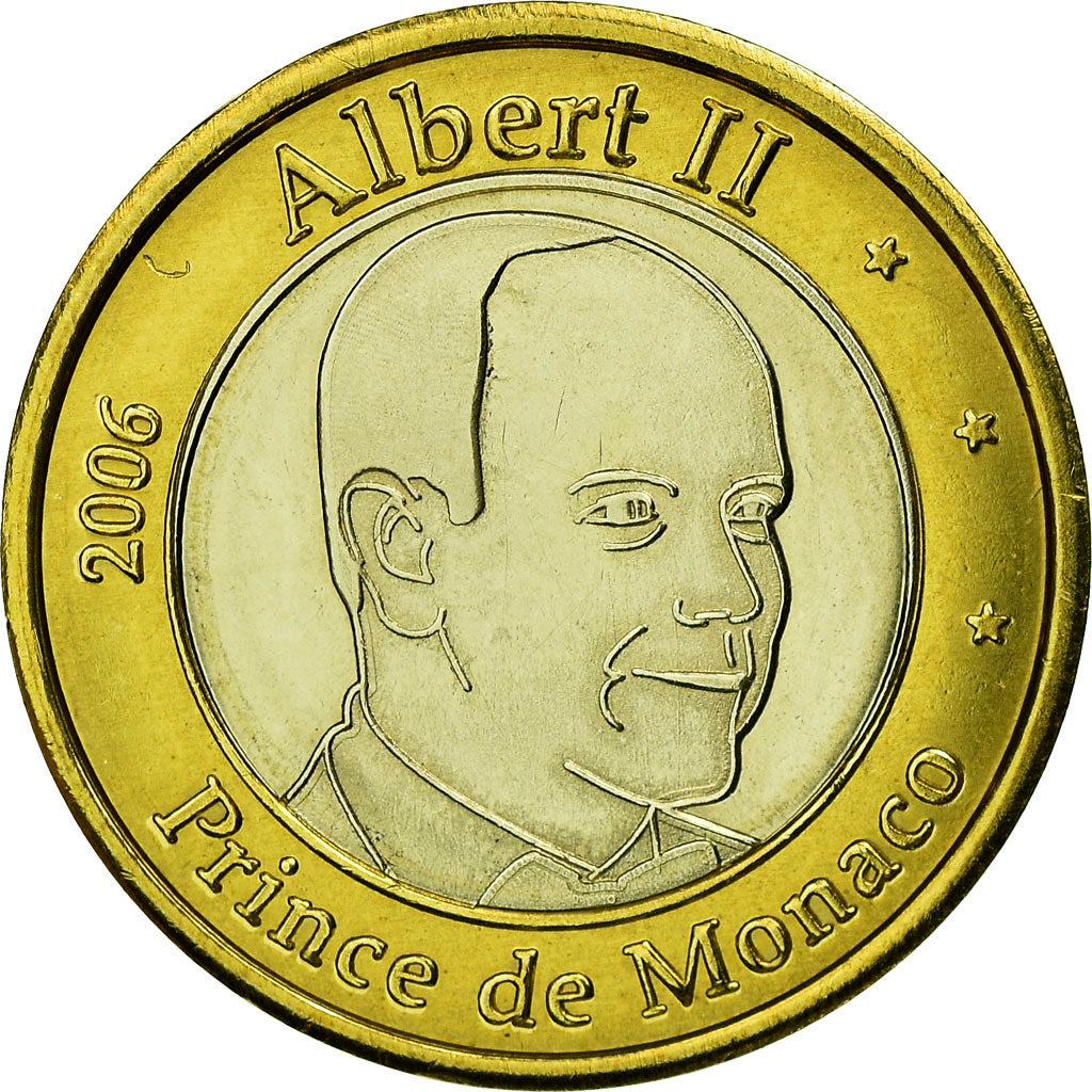 Monaco, Euro, Prince Albert, 2006, SPL, Bi-metallico
