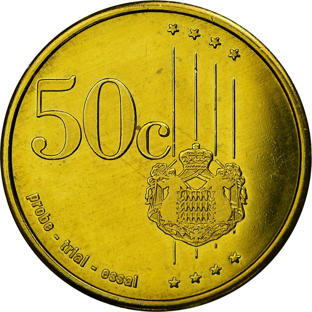 Monaco, 50 Euro Cent, Prince Albert, 2006, SPL, Laiton
