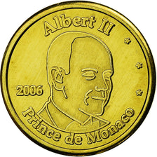 Mónaco, 10 Euro Cent, Prince Albert, 2006, SC, Latón