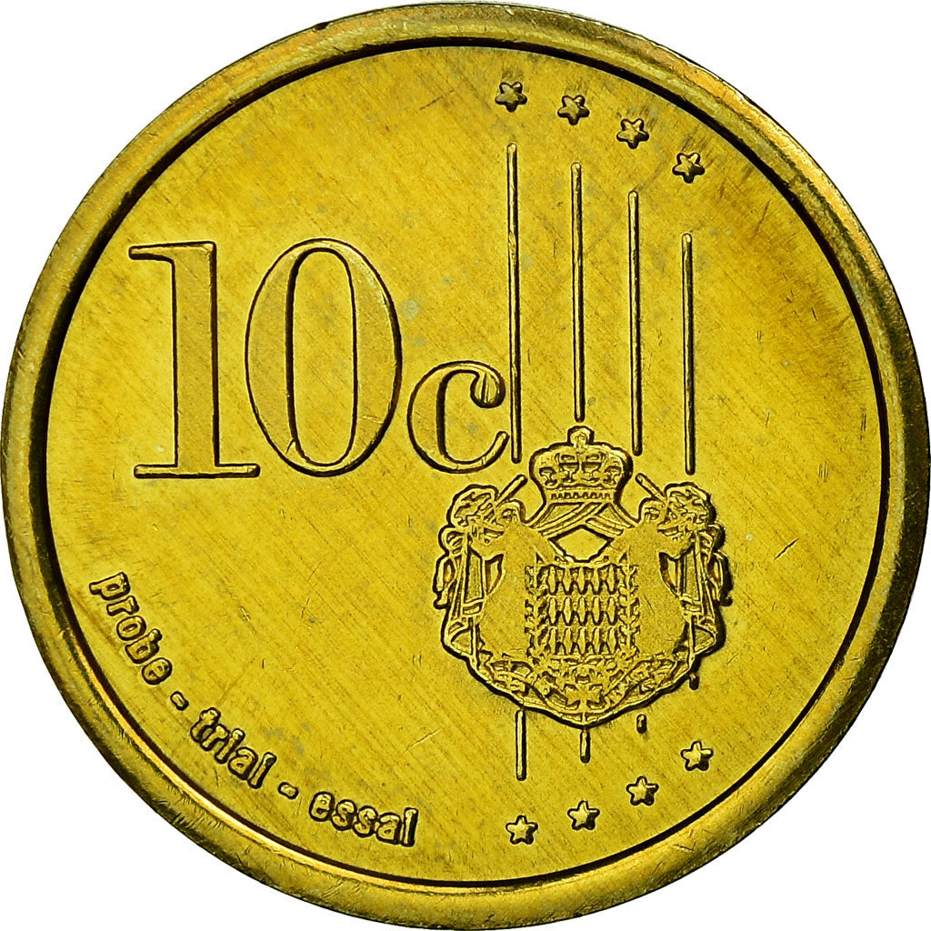 Mónaco, 10 Euro Cent, Prince Albert, 2006, SC, Latón