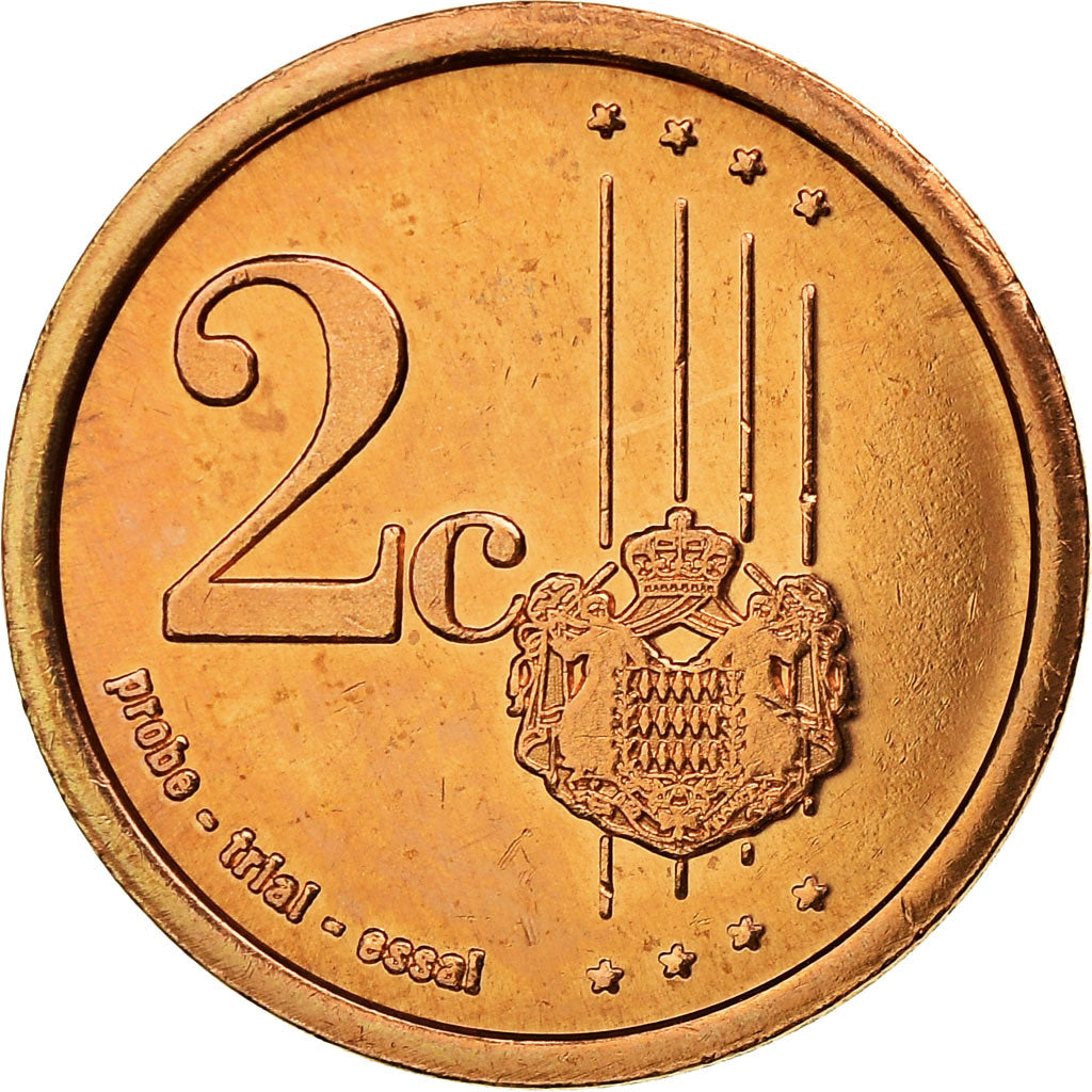Monaco, 2 Euro Cent, Prince Albert, 2006, UNZ, Kupfer