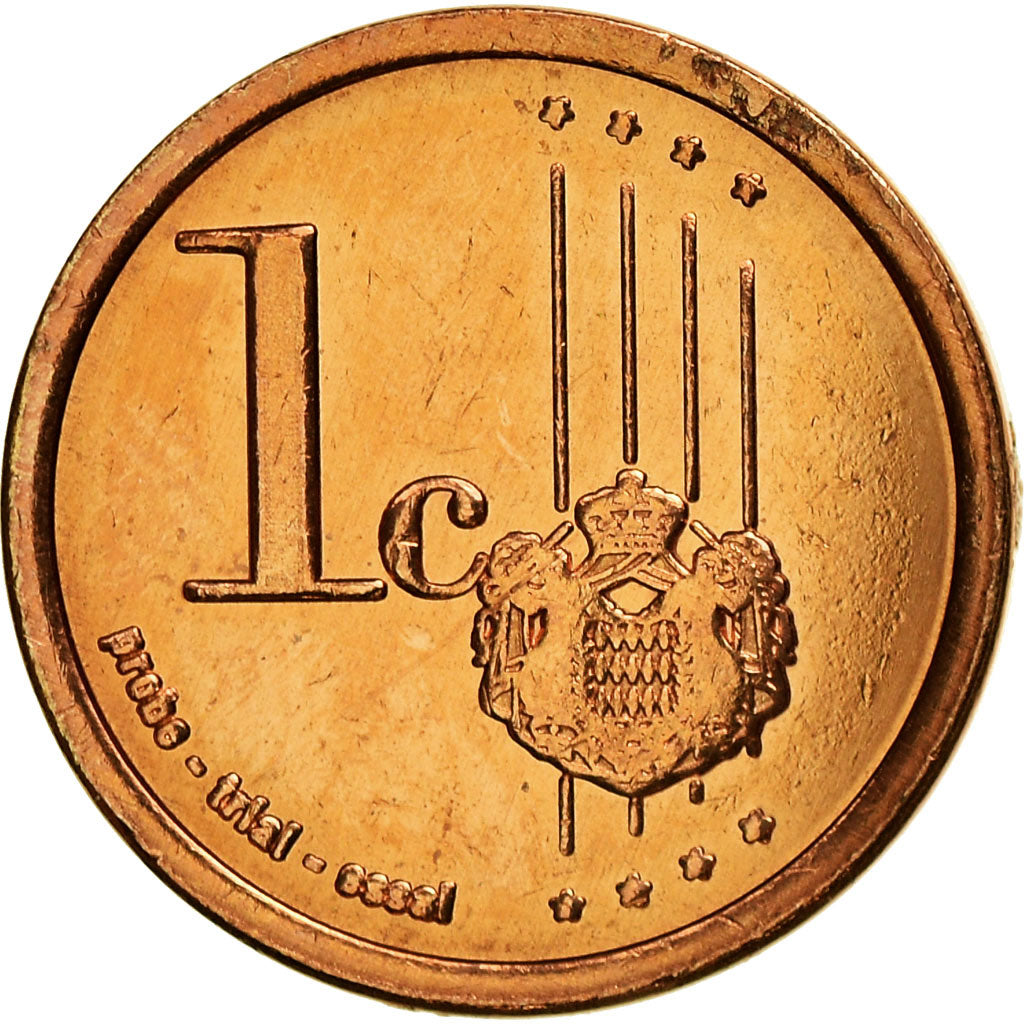 Monaco, Euro Cent, Prince Albert, 2006, UNC-, Koper