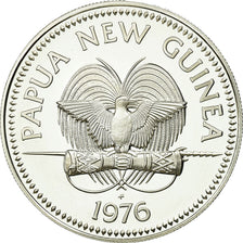 Coin, Papua New Guinea, 5 Kina, 1976, MS(65-70), Silver, KM:7a