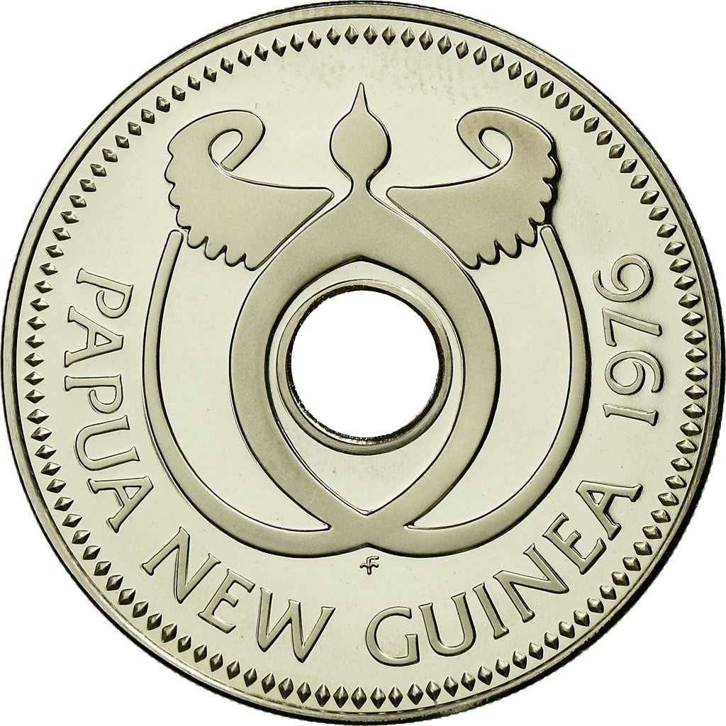 Coin, Papua New Guinea, Kina, 1976, MS(65-70), Copper-nickel, KM:6