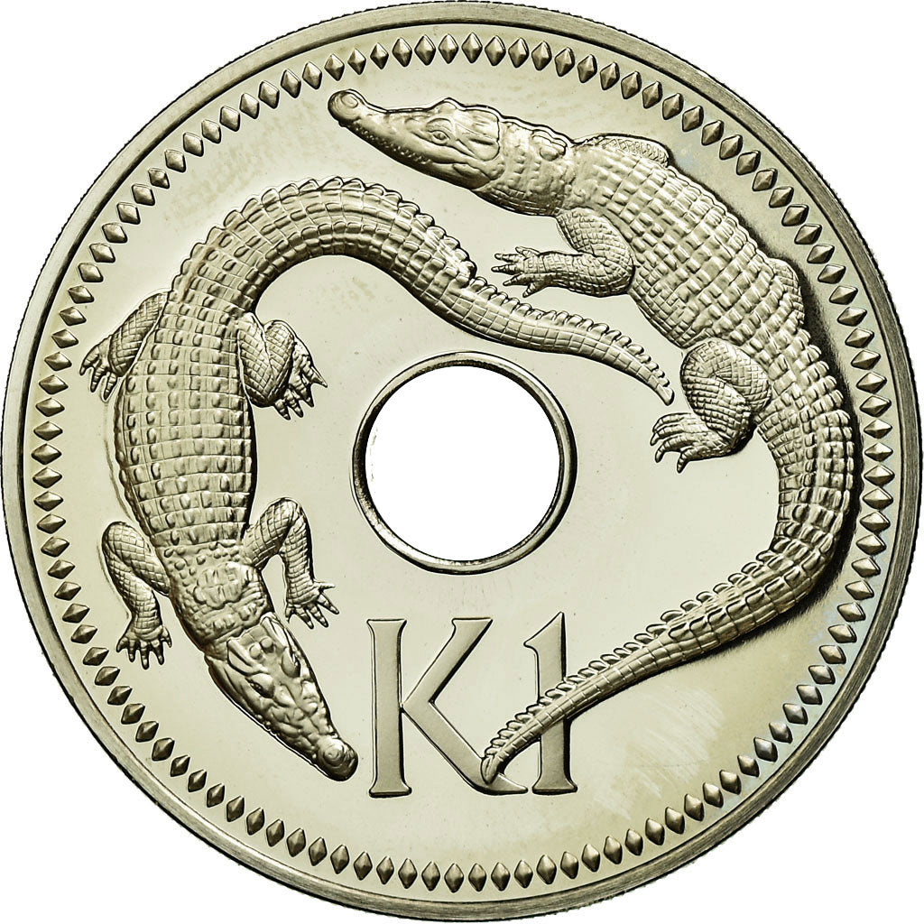 Coin, Papua New Guinea, Kina, 1976, MS(65-70), Copper-nickel, KM:6