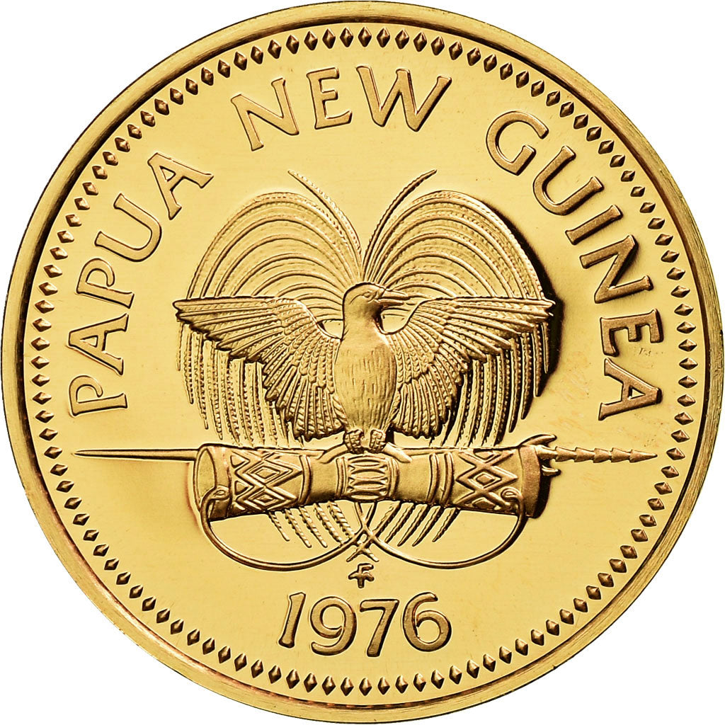 Coin, Papua New Guinea, Toea, 1976, MS(65-70), Bronze, KM:1