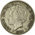 Coin, Spain, Alfonso XIII, 50 Centimos, 1894, Madrid, EF(40-45), Silver, KM:703