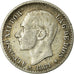 Coin, Spain, Alfonso XII, 50 Centimos, 1881, Madrid, VF(30-35), Silver, KM:685