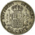 Moneda, España, Alfonso XIII, 50 Centimos, 1896, Madrid, MBC, Plata, KM:705