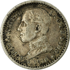 Coin, Spain, Alfonso XIII, 50 Centimos, 1910, Madrid, VF(30-35), Silver, KM:730