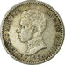 Coin, Spain, Alfonso XIII, 50 Centimos, 1904, Madrid, EF(40-45), Silver, KM:723