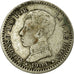 Moneda, España, Alfonso XIII, 50 Centimos, 1904, Madrid, BC+, Plata, KM:723