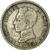 Coin, Spain, Alfonso XIII, 50 Centimos, 1904, Madrid, VF(30-35), Silver, KM:723