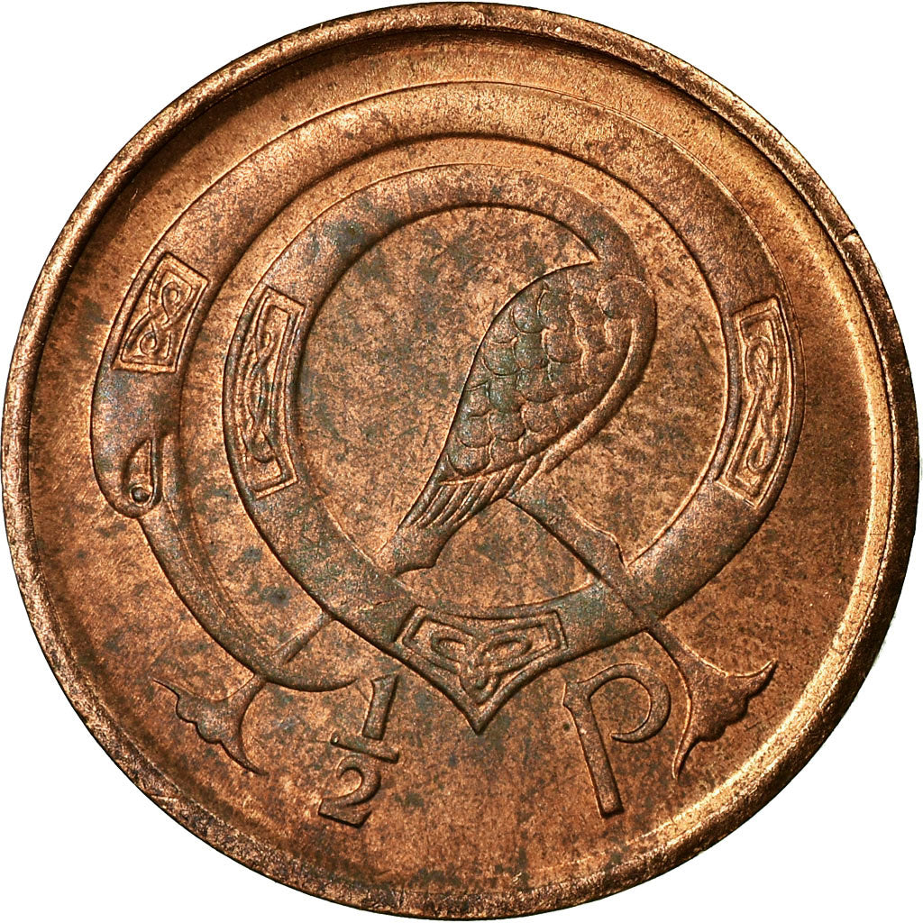 Coin, IRELAND REPUBLIC, 1/2 Penny, 1978, EF(40-45), Bronze, KM:19