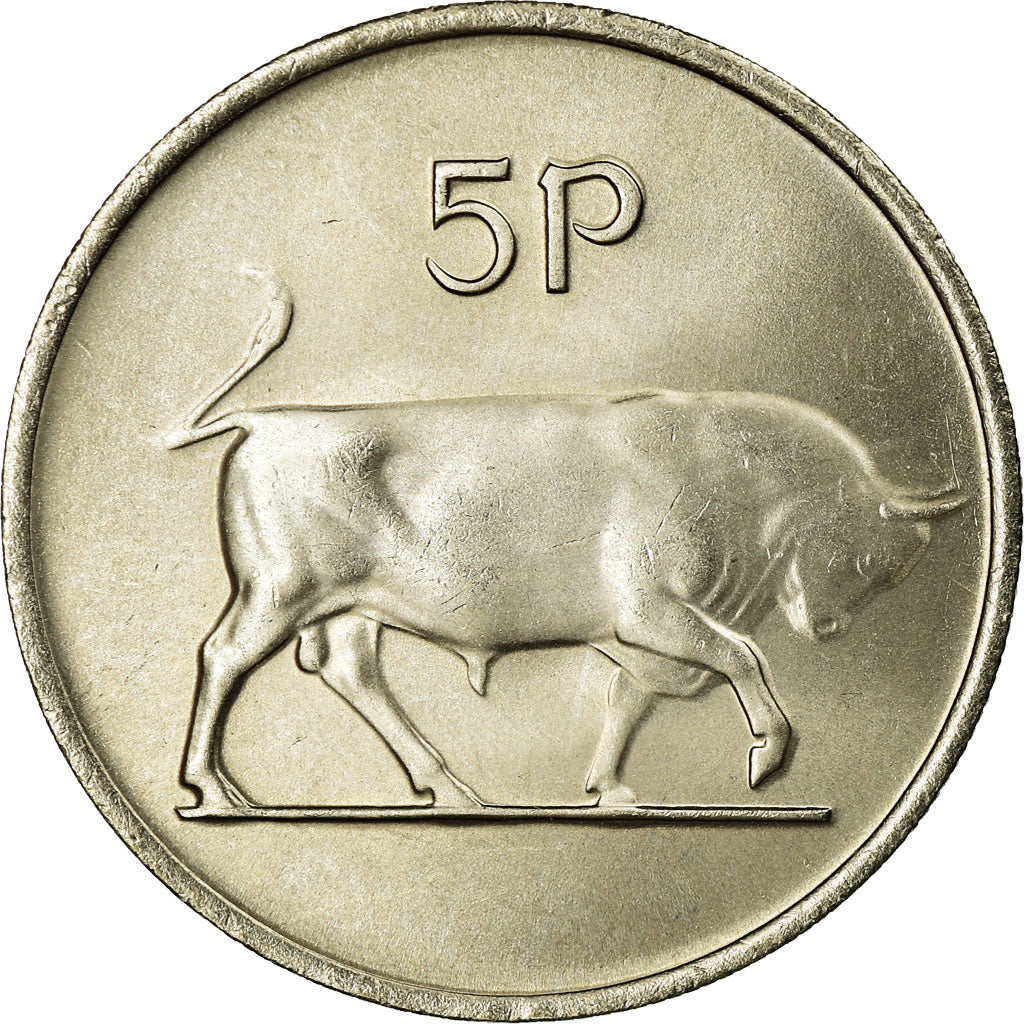 Coin, IRELAND REPUBLIC, 5 Pence, 1978, MS(63), Copper-nickel, KM:22