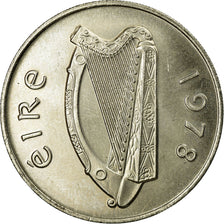Coin, IRELAND REPUBLIC, 10 Pence, 1978, MS(63), Copper-nickel, KM:23