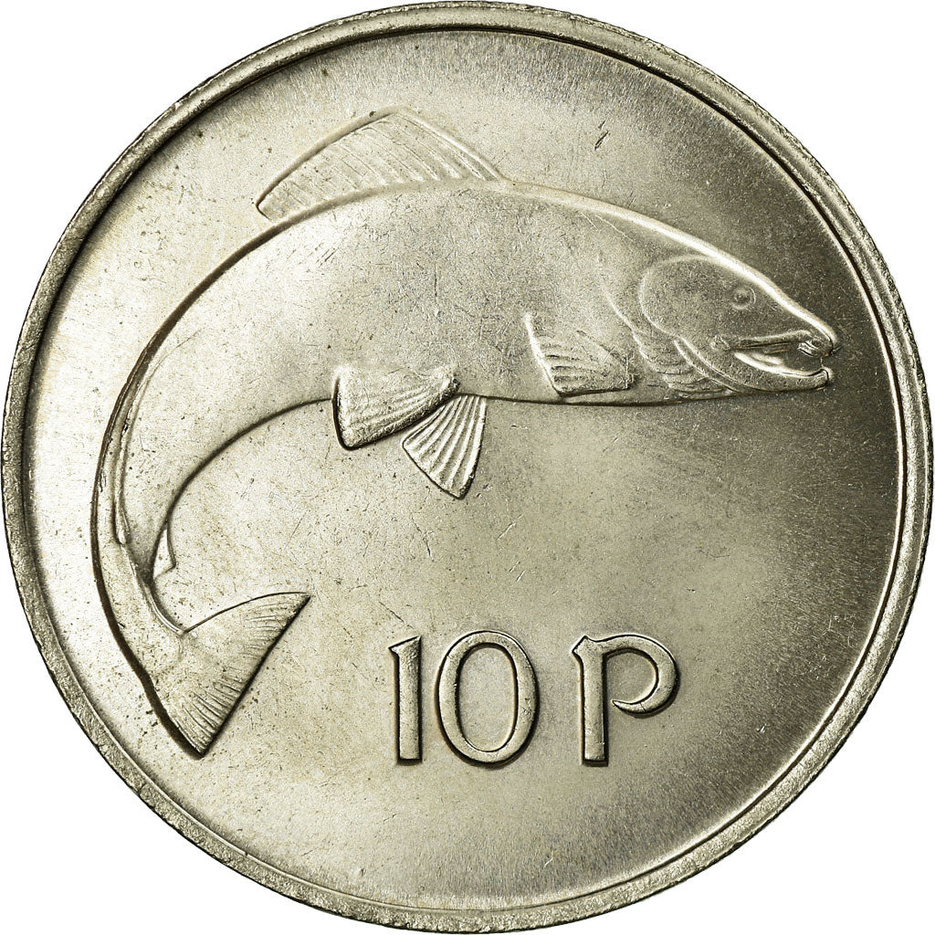 Coin, IRELAND REPUBLIC, 10 Pence, 1978, MS(63), Copper-nickel, KM:23